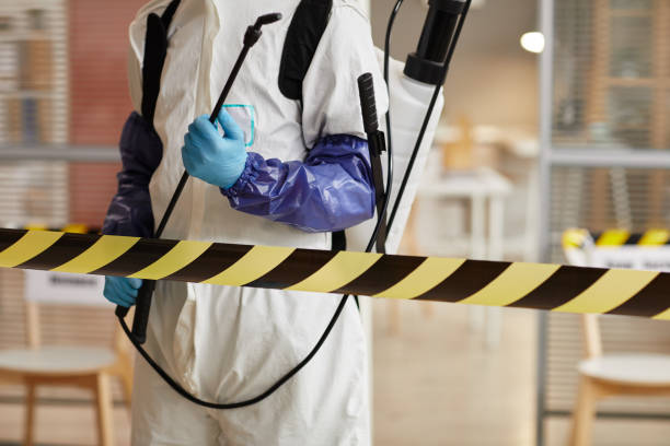 Professional Biohazard technician working in Needville, TX